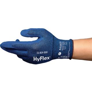 Ansell blå HyFlex 11-819 ESD handske Den perfekte kombination af komfort, smidighed og med ESD / touchscreen funktionalitet