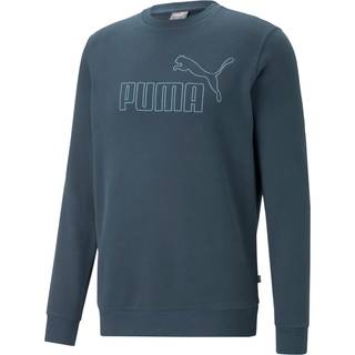 PUMA Herren Sweatshirt blau Baumwolle & Mix unifarben