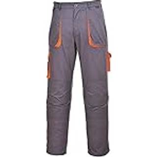 Portwest TX11 Portwest Texo Bukser Med Kontrast Farve XS Grå