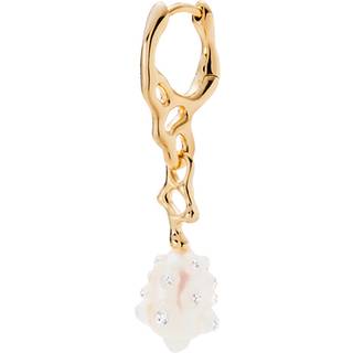 Maria Black Peblinge Royal Ørering Single 18 kt. Forgyldt Sølv 101027YG - Unisex - 925 Sterling Silver