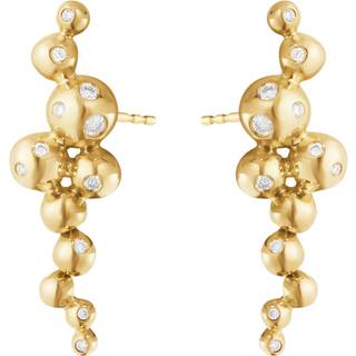 MOONLIGHT GRAPES Øreringe, små, Georg Jensen, 18 kt. guld