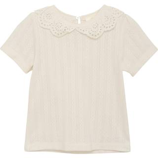 En Fant Eggnog Pointelle T-shirt