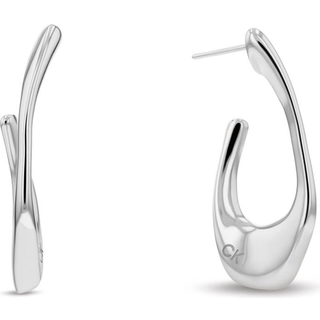 Calvin Klein Flow Øreringe Rustfrit Stål 35000595 - Dame - Stainless Steel