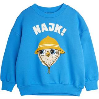 Mini Rodini GOTS Hike Sweatshirt Blå 104/110 cm Blå 104/110 cm Unisex