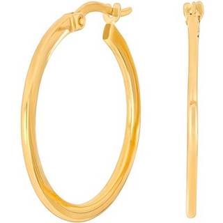 Siersbøl 8kt. guldcreoler 20mm
