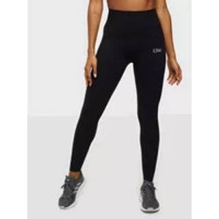 Ribbed Define Seamless Tights, Black