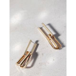 Mint Velvet Mint Velvet Gold Link Earrings