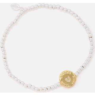 Joma Gold Mix A Little Strong Mums Club Bracelet - Gold - Silver - 17.5cm