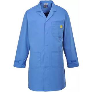 Portwest AS10 Antistatisk ESD kitel XS Hamilton Blå