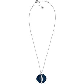 Skagen SKJ1809040 SOFIE Stainless Steel Blue Sea Glass Necklace - A70282