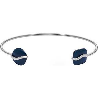 Skagen SKJ1811040 SOFIE Stainless Steel Blue Sea Glass Bangle - A70285