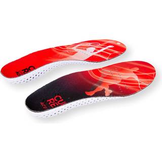 CURREX AcePro Low Insoles - Red, Dark Red, Size 5.5-7 - red