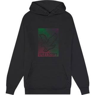 Lyle And Scott Drengeprikket Eagle Grafik Hoodie W635 Gunmetal