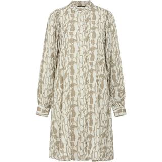 BarbareaBBPhilina kjole - Khaki Snake print
