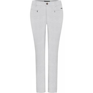 Cro Lina 7/8 W. Zip Jacquard Bukser 6841/4209 1157-Grey (36, 72 cm)