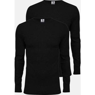 Langærmet t-shirt 2-pak | 100% økologisk bomuld | Sort