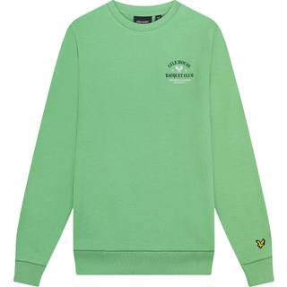 Lyle And Scott Sweatshirt med Racquet Club-print til Drenge X156 Grøn