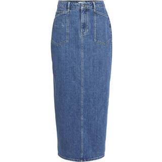 Objthylane long denim skirt