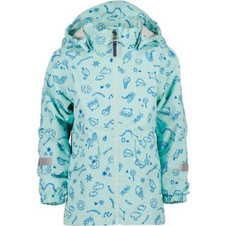 Didriksons Kids' Norma Printed Jacket 3 Doodle Pale Mint, 100
