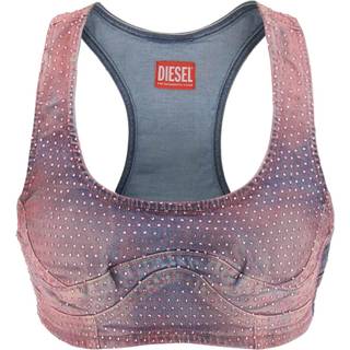 De-Toppy Denim Top in Pink - M