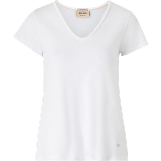 Mos Mosh Mmtulli V-Ss Basic Tee Toppe & T-Shirts 160920 White (XS)