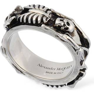 McQueen - Silver-Tone Ring - Men - Silver - 19