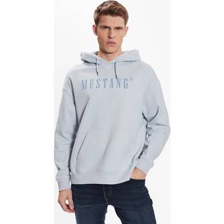 MUSTANG Herren Hoodie blau unifarben