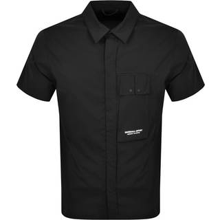 Marshall Artist Gaberdine Short Sleeve Shirt Black
