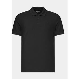 MUSTANG Herren Polo-Shirt schwarz