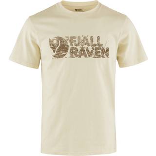 Fjällräven Lush Logo T-Shirt T-shirt Herrer størrelse XL farve beige