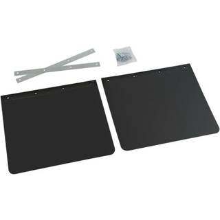 Stænklapper lastbil 2 stk. - Universal sort PVC - 45x35 cm - Hurtig levering