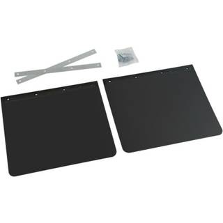 Stænklapper lastbil 2 stk. - Universal sort PVC - 35x30 cm