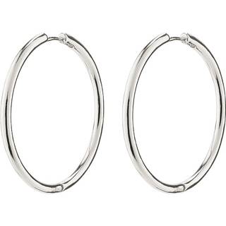 Pilgrim EANNA maxi hoops sølvbelagt