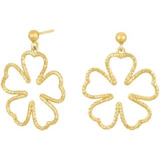 Nordahl Jewellery -  ADORE52 1 ørehængere i forgyldt sølv m. kløver**