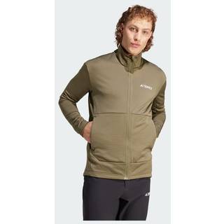 Terrex Multi Light Fleece Full-Zip jakke - Olive Strata