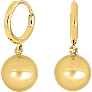 Nordahl Jewellery -  HONEY52 2 creoler i forgyldt sølv