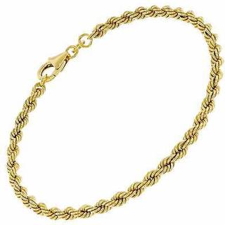 trendor 51879 Damen-Armband 333 Gold / 8 Karat Kordelkette