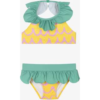 Stella McCartney Kids Printed ruffled bikini - multicoloured - Y 14
