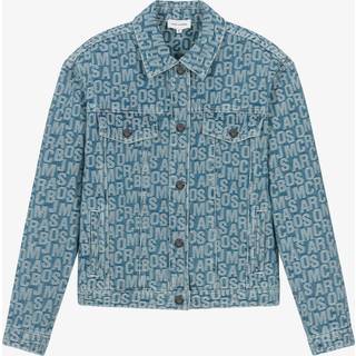 Marc Jacobs Kids Printed denim jacket - blue - Y 12