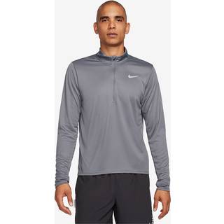 Nike Dri-FIT Pacer Half Zip T-shirt, Grå, Str. S, Herre - Åndbar og komfortabel løbetrøje