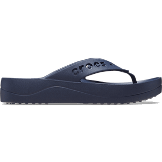 Crocs women Baya Platform Flips Navy 34