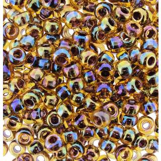 6/0 Round Berry Foret LT Topaz Ab Miyuki Seed Beads AppX 20Gm Tube