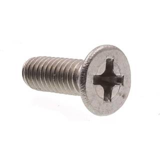 Prime-line 9121152 Maskinskruer Metrisk fladt hoved Phillips Drive M4-0,7 x 12 mm klasse A2-70 Rustfrit st?l (10 pakke)