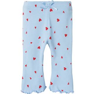 Name It Chambray Blue Heart Flare Bukser