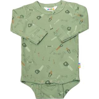 Joha Mønstret Babybody Grøn 70 cm  Grøn  70 cm  Unisex