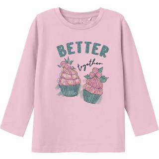 NAME IT Langærmet Bluse Dagmar Parfait Pink