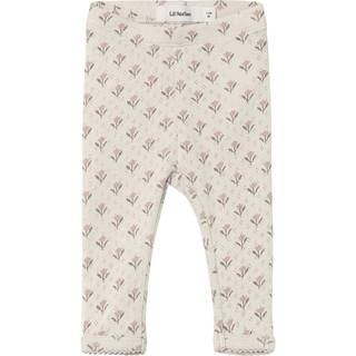 Lil Atelier Turtledove Blomstret Legging