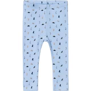 NAME IT Rib Leggings Dabbu Chambray Blue