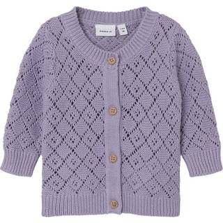 NAME IT Strik Cardigan Desina Heirloom Lilac