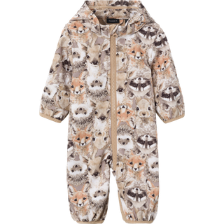 NAME IT Softshell Dragt Alfa Savannah Tan